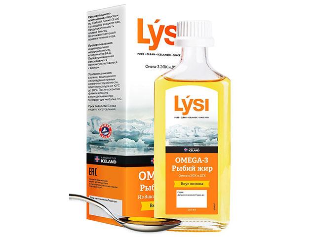 лиси омега-3 рыбий жир со вкусом лимона 240мл. лиси х/ф.