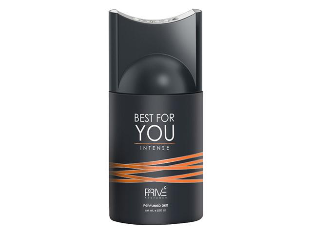 prive дезодорант-спрей муж best for you intense 250ml
