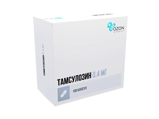 тамсулозин 0,4мг n100 капс пролонг высвоб/озон/
