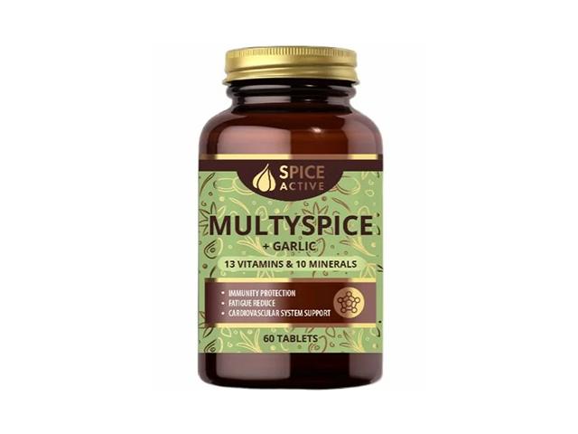 спайс актив комплекс витаминов и минералов с чесноком таб.№60 (spice active)