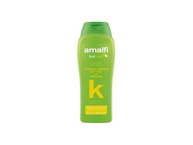 amalfi шампунь кератиновый keratin greasy hair mojito д/жирн. волос 750мл. 5017