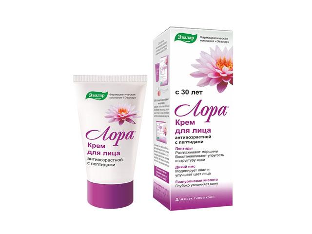 лора крем д/лица а/возрастн. 30мл. /эвалар/