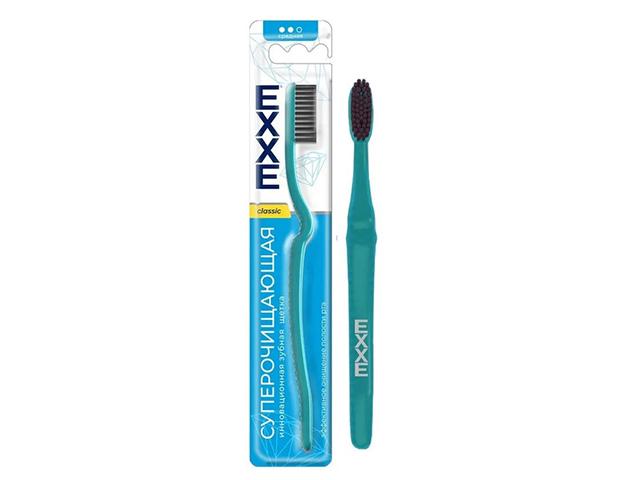 exxe зубная щетка classic суперочищающая, 1 шт (средн) 5378