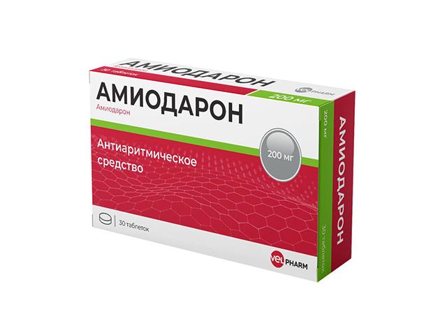амиодарон таб. 200мг №30 1228